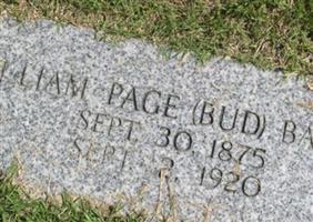 William Page "Bud" Barbee