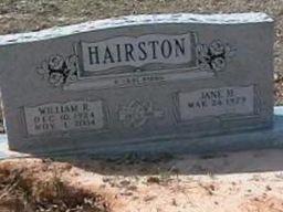 William r Hairston
