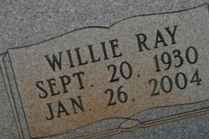 William Ray "Willie" Cain William Ray "Willie" Cain