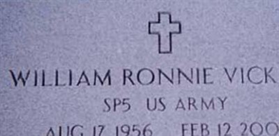 William Ronnie Vickers William Ronnie Vickers