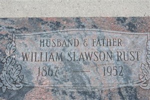William Slauson Rust William Slauson Rust