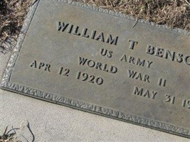 William T Benson William T Benson