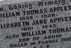 William Thomas Appleton, Jr William Thomas Appleton, Jr