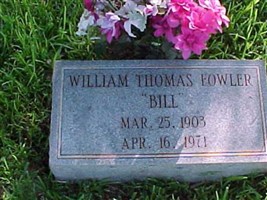 William Thomas ''Bill'' Fowler William Thomas ''Bill'' Fowler