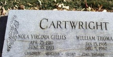 William Thomas Cartwright William Thomas Cartwright