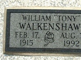 William "Tony" Walkenshaw