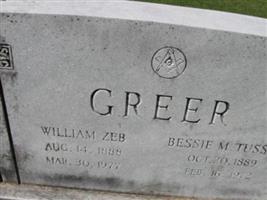 William Zeb Greer