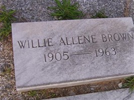 Willie Allene Brown Willie Allene Brown