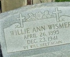 Willie Ann Wismer Willie Ann Wismer
