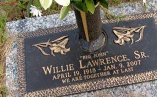 Willie "Big John" Lawrence, Sr