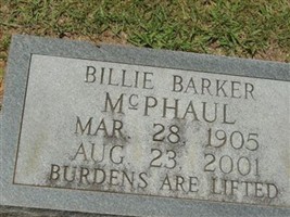 Willie Mae Billie Barker McPhaul Willie Mae Billie Barker McPhaul