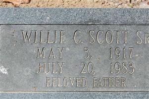 Willie C Scott, Sr Willie C Scott, Sr