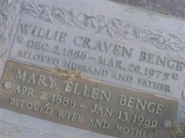 Willie Craven Benge