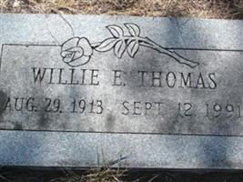 Willie E Thomas