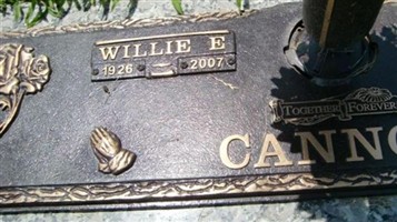 Willie Edward Cannon Willie Edward Cannon