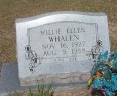 Willie Ellen Graham Whalen