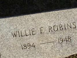Willie F Robins