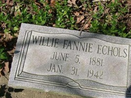 Willie Fannie Echols