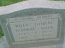 Willie Florene Osborne Allen