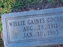 Willie Gaines Cochran