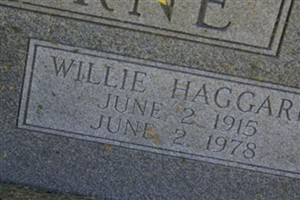 Willie Haggard Claiborne Willie Haggard Claiborne