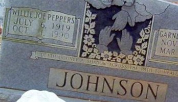 Willie Joe Peppers Johnson Willie Joe Peppers Johnson