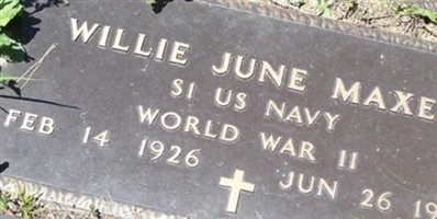 Willie June Maxey Willie June Maxey