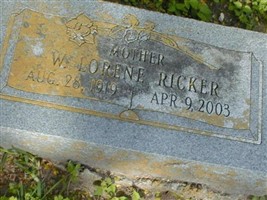 Willie Lorene Parrish Ricker Willie Lorene Parrish Ricker