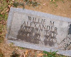 Willie M Alexander Willie M Alexander