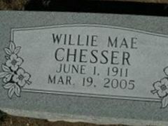 Willie Mae Chesser Willie Mae Chesser