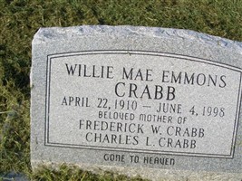 Willie Mae Emmons Crabb