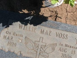 Willie Mae Scott Voss Willie Mae Scott Voss