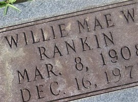 Willie Mae W. Rankin