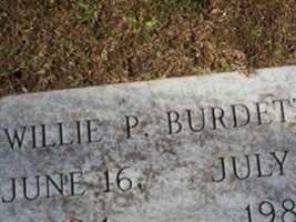 Willie P. Burdette Willie P. Burdette
