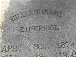 Willie Sharpe Etheridge