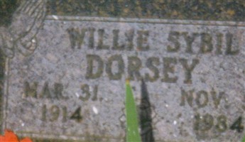 Willie Sybil Bizzell Dorsey