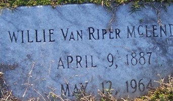 Willie VanRiper McLendon