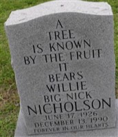 Willie Waymon "Big Nick" Nicholson