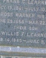 Willis F Learned Willis F Learned