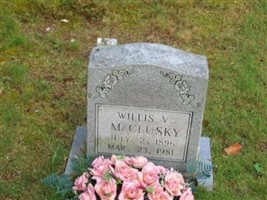 Willis V McCluskey Willis V McCluskey