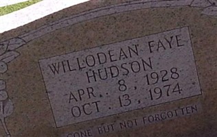 Willodean Faye Hudson Willodean Faye Hudson