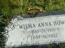 Wilma Anna Howe Wilma Anna Howe