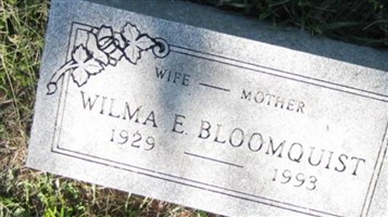 Wilma E Bloomquist Wilma E Bloomquist