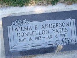 Wilma Ethel Anderson Donnellon Yates