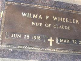 Wilma F. Wheeler