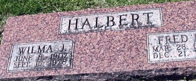 Wilma J Halbert