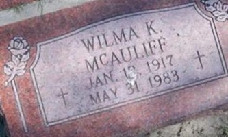 Wilma K. Kingston McAuliff