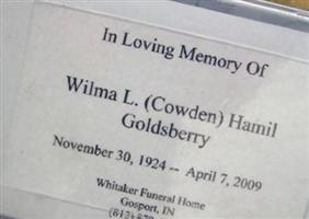 Wilma L. Cowden Goldsberry