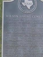Wilson Spring Cemetery