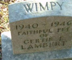 Wimpy Lambert Wimpy Lambert